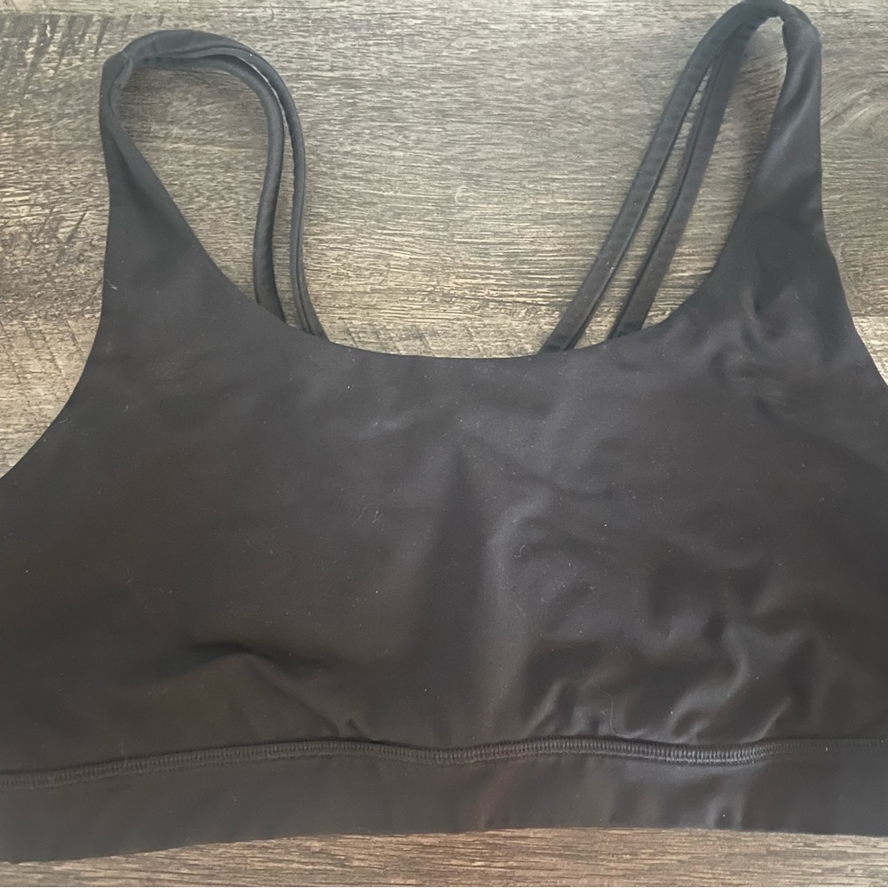 Lululemon energy bra black size 10